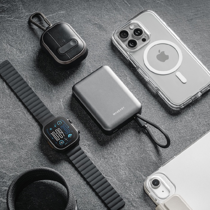 MAGEASY MagPower 二合一磁吸行動電源 10000mAh (USB-C 快充)