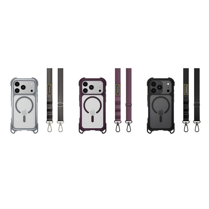 MEGEASY iPhone 18 Odyssey Strap M 超軍規防摔掛繩手機殼（iPhone 18 Pro/Pro Max）