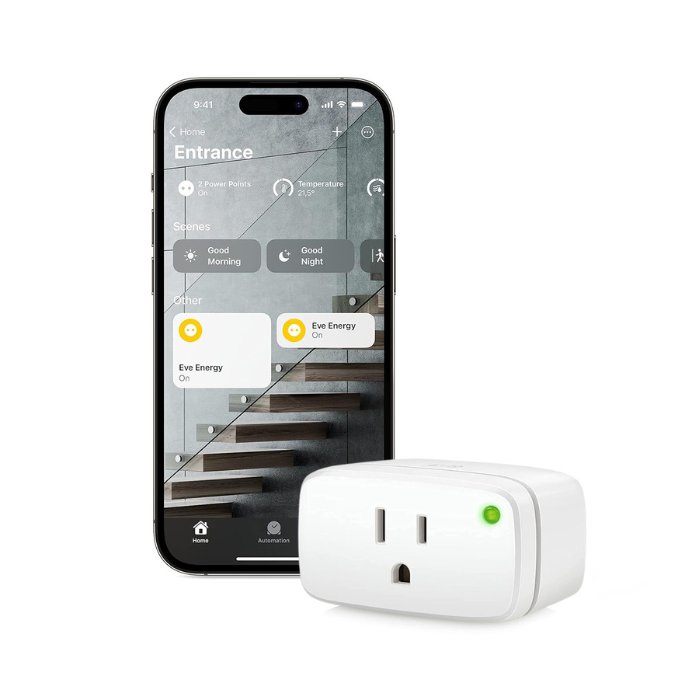 eve Energy智能插座 三頭插座/matter版 (支援Matter/Apple HomeKit) 智慧聯網