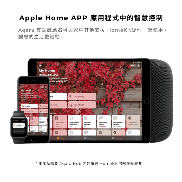 【智慧家庭】Aqara  震動感測器 (國際版 支援HomeKit/Google)
