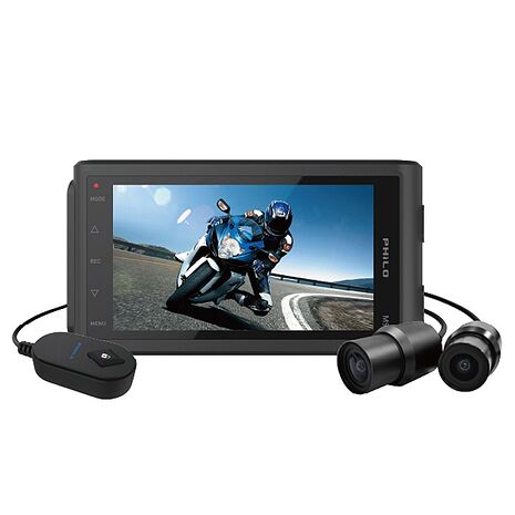 【滿額送超輕量行動電源】 飛樂雙鏡頭機車行車紀錄器 M92(贈64G記憶卡)