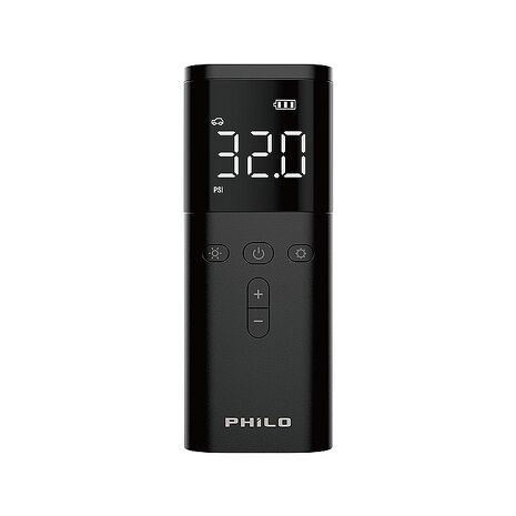 【Philo 飛樂】Philo 飛樂智能便攜式打氣機 10秒快速補氣 自動測壓 自動充停TP20