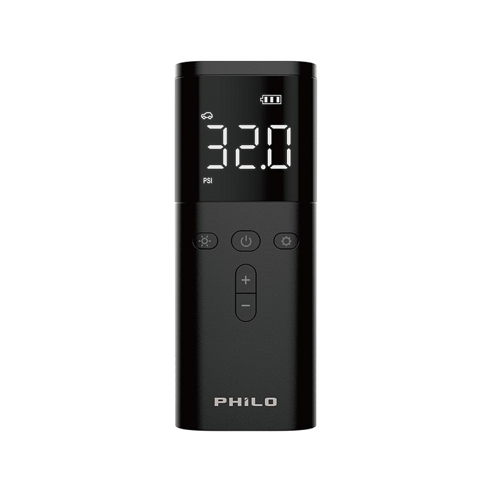 【Philo 飛樂】Philo 飛樂智能便攜式打氣機 10秒快速補氣 自動測壓 自動充停TP20