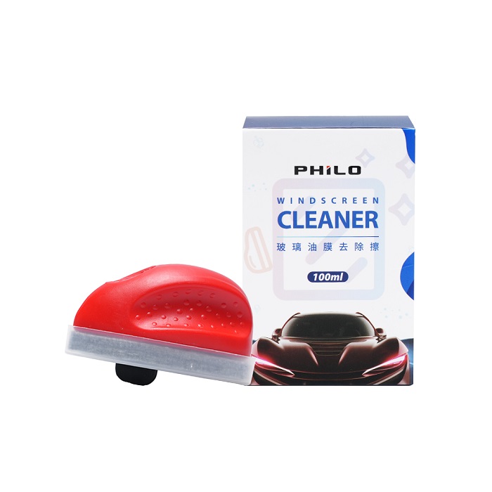 【Philo 飛樂】玻璃油膜去除擦WC10 (內含100ml油膜去除膏)