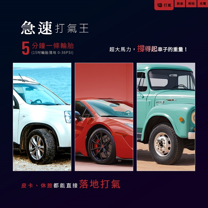 【Philo 飛樂】行車救援王STP12 PRO二代 救車x打氣多功能機