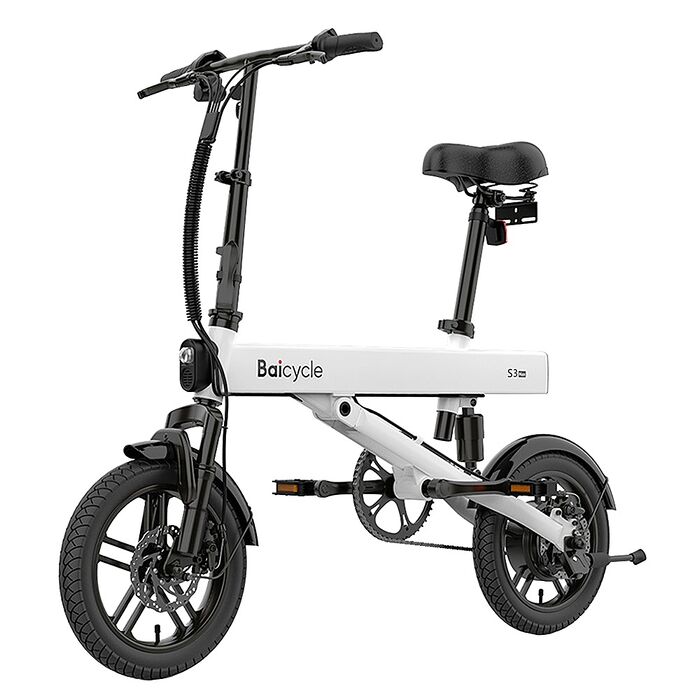Baicycle S3 MAX 電動腳踏車(折疊車 腳踏車 小白電動助力自行車)
