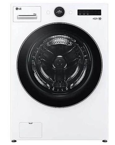 LG 樂金 22公斤滾筒洗衣機 冰瓷白 AI DD™ 蒸洗脫 WD-S22FW 含基本定位安裝