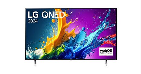 LG 樂金 65吋 AI 量子奈米 4K 語音物聯網顯示器 [65QNED80TTA] 含桌上安裝