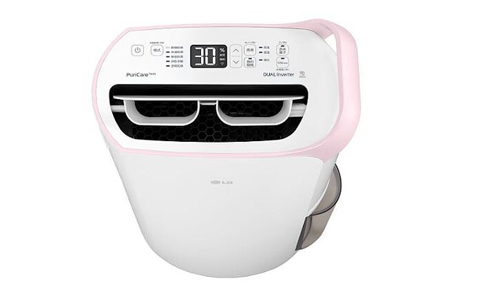 LG 樂金 PuriCare 雙變頻除濕機 16公升(粉紅) MD161QPE0 智慧家庭