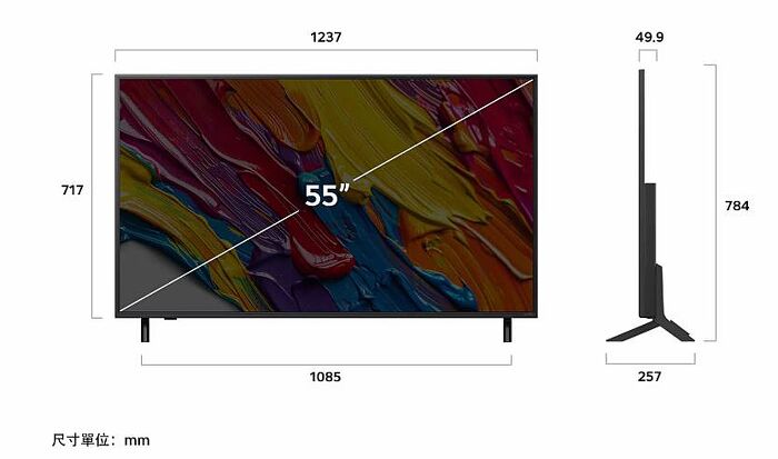LG 樂金 55吋 QNED AI 4K 智慧顯示器 [55QNED82ATA] 含基本桌上安裝