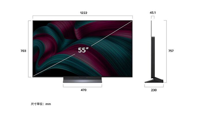 【LG 樂金】 55吋  OLED evo AI 4K 智慧顯示器｜C5極緻系列2025 (OLED55C5PTA) 含基本桌上安裝