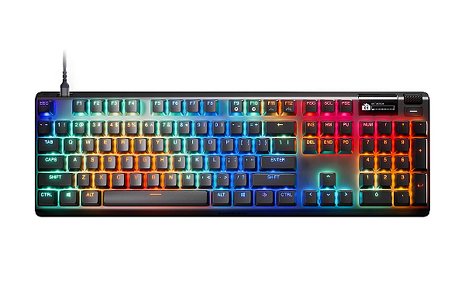 SteelSeries賽睿Apex Pro TKL Gen 3有線電競鍵盤-英文(黑/白)