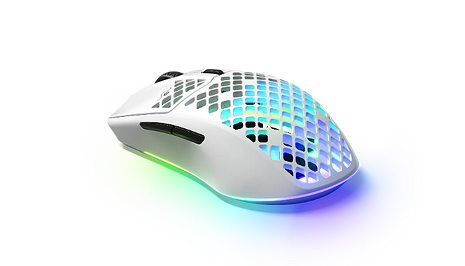 SteelSeries賽睿Aerox 3 Snow超輕量無線滑鼠