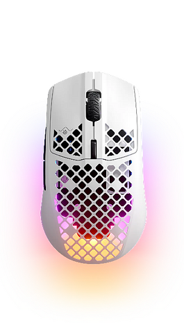 SteelSeries賽睿Aerox 3 Snow超輕量無線滑鼠
