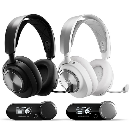 SteelSeries賽睿Arctis Nova Pro無線電競耳機麥克風(黑/白)