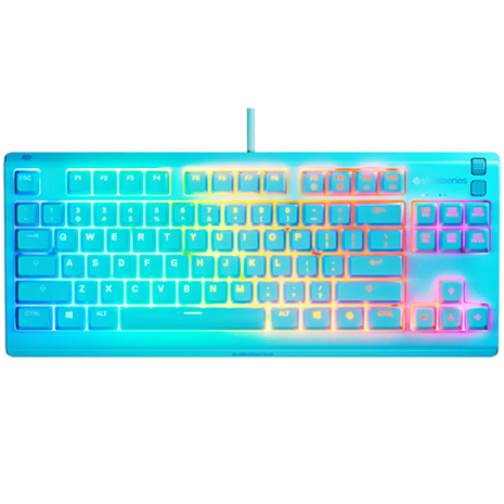 SteelSeries賽睿Apex 3 TKL有線鍵盤-英文(星澈藍)