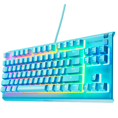SteelSeries賽睿Apex 3 TKL有線鍵盤-英文(星澈藍)