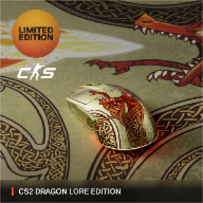 SteelSeries賽睿Aerox 3無線電競滑鼠-CS2 Dragon Lore版-限量