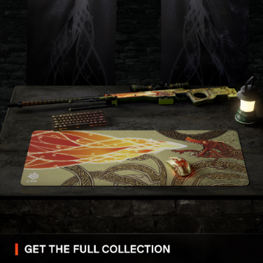 SteelSeries賽睿QcK電競鼠墊XXL-CS2 Dragon Lore版-限量