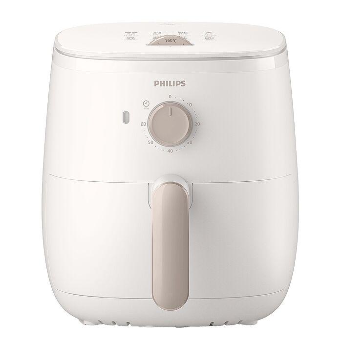 【Philips 飛利浦】旋鈕式海星氣炸鍋3.7L(HD9100/20)-奶油小星