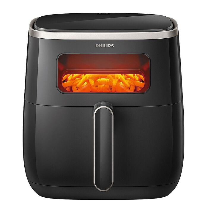 【Philips 飛利浦】星樂透透視海星氣炸鍋5.6L(HD9257/80)