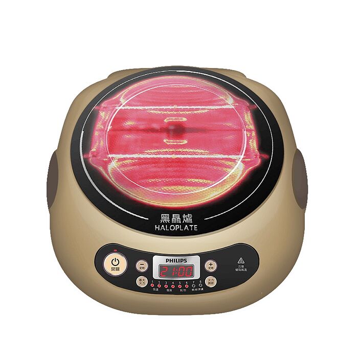 【Philips 飛利浦】不挑鍋黑晶爐(HD4990)
