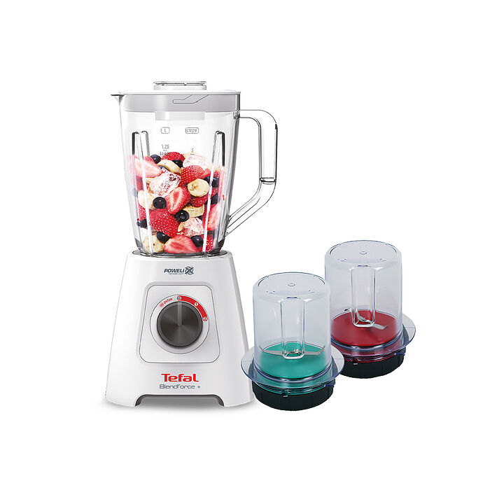 【Tefal 特福】瞬碎冰沙果汁機+食物處理器+食物研磨器