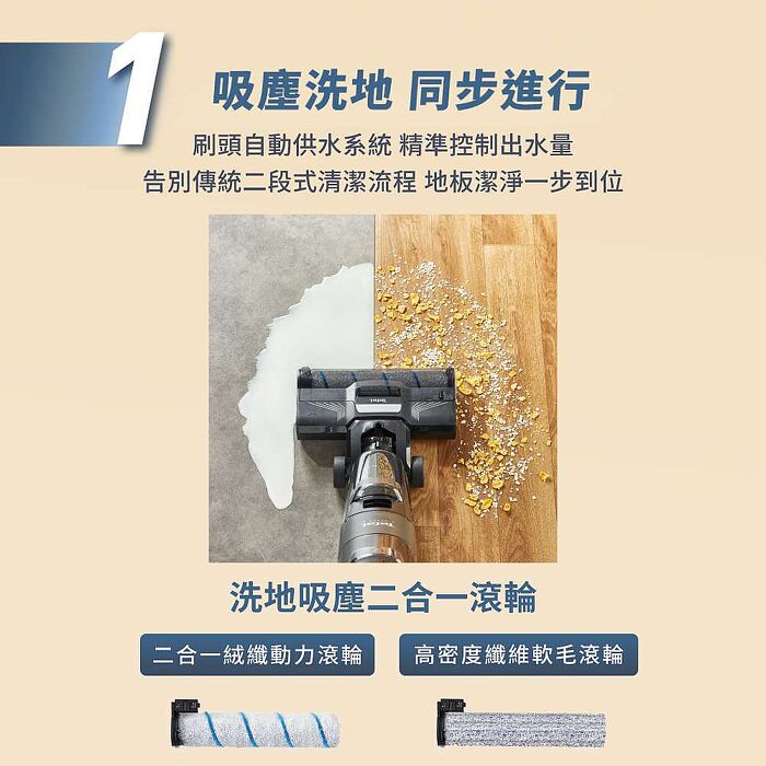 【Tefal 特福】無線智能洗地機X-Clean 4-GF5035HT