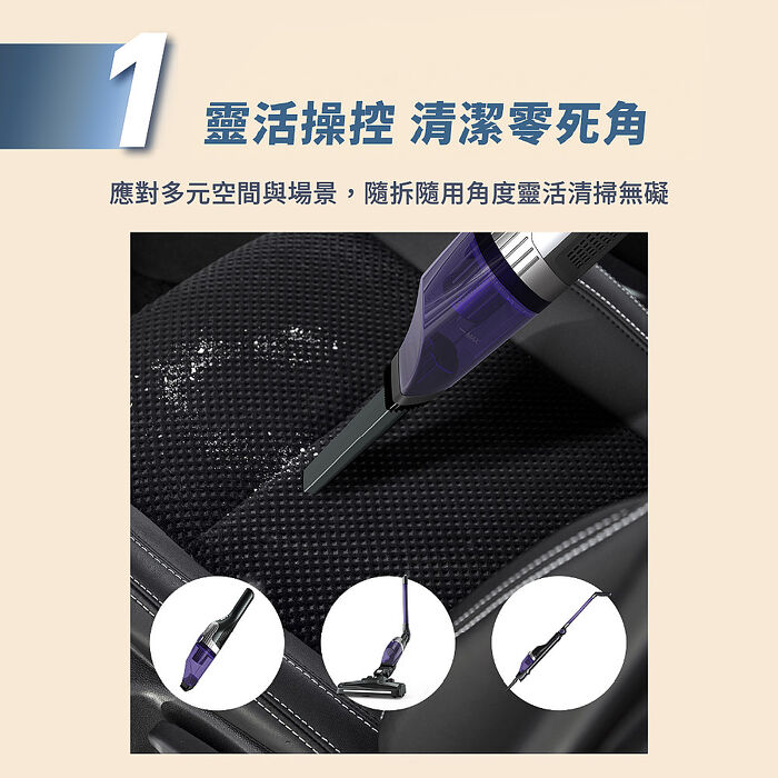 【Tefal 特福】X-trem compact二合一無線輕量吸塵器(TY1238HT)