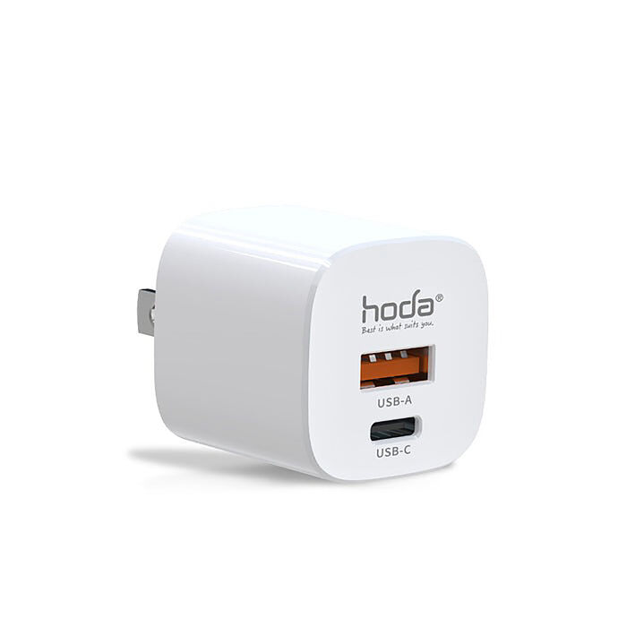 HODA 33W GaN氮化鎵智慧雙孔電源供應器 / 極速智能充電器
