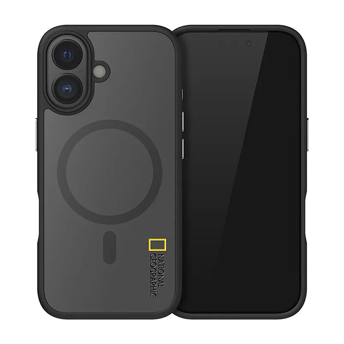 National Geographic 國家地理 Matte 磁吸霧面保護殼 iPhone 17 系列 - 霧黑