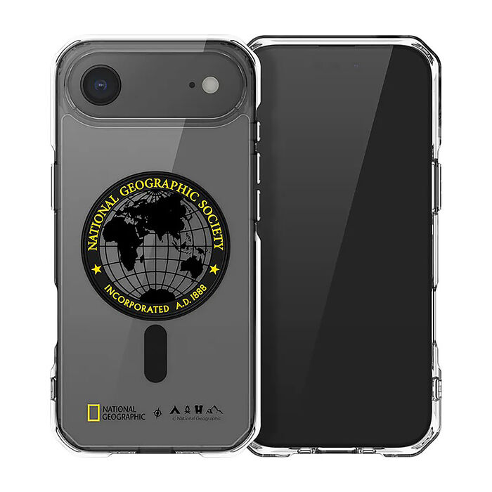 National Geographic Rugged 磁吸防摔保護殼 iPhone17 系列 - 全球印章