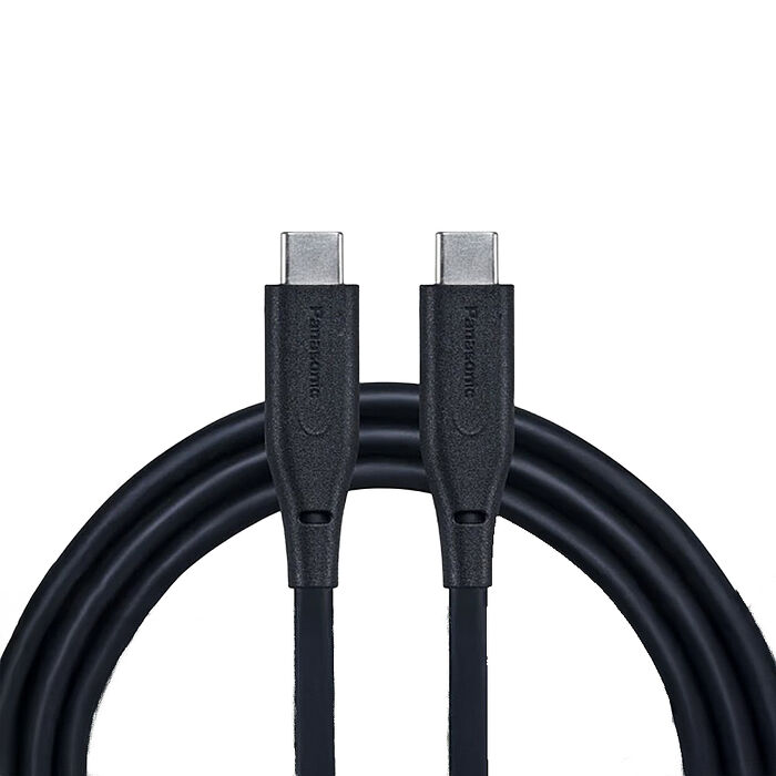 Panasonic 國際牌 100W TPE充電傳輸線USB3.2 TYPE-C TO TYPE-C(1M)