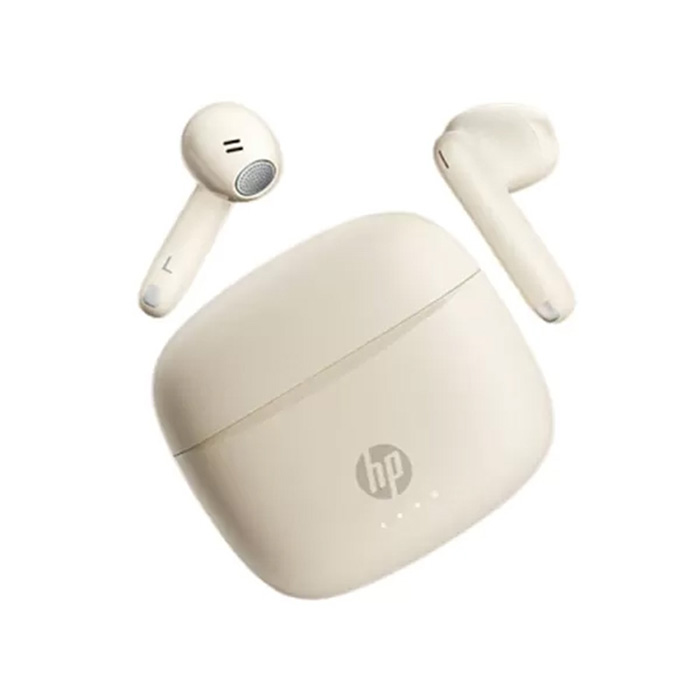 HP 惠普 H10J 真無線防水 藍牙耳機 奶油色
