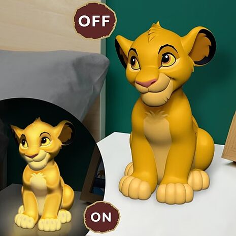 Paladone UK Disney 迪士尼 獅子王 辛巴 3D造型小夜燈