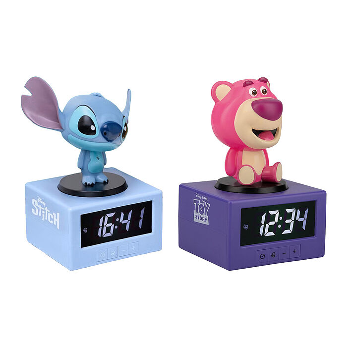 Paladone UK Disney 迪士尼 史迪奇造型 / 熊抱哥造型 Figure 3合1 鬧鐘小夜燈