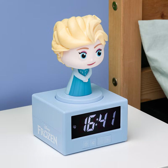 Paladone UK Disney 迪士尼 Elsa造型 Figure 3合1 鬧鐘小夜燈