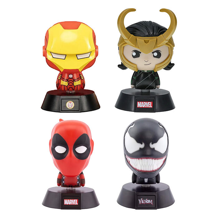 Paladone UK MARVEL 漫威 鋼鐵人 / 洛基 / 死侍 / 毒液造型 ICON小夜燈