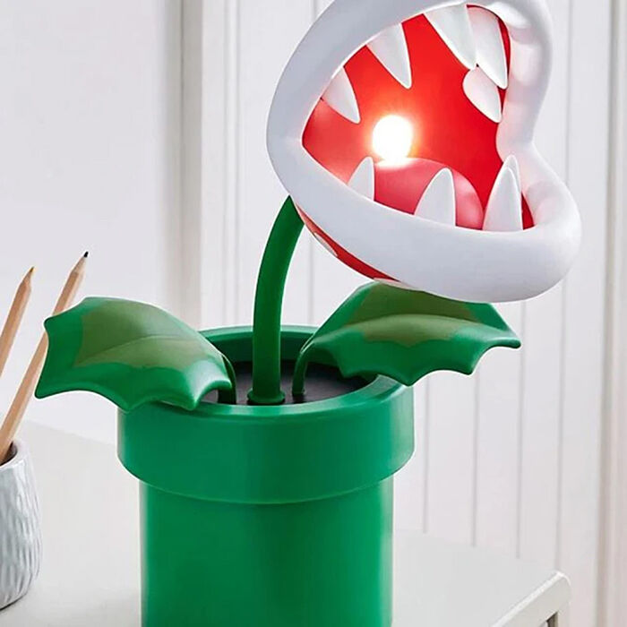 Paladone UK Nintendo 任天堂 超級瑪利歐 食人花 3D造型小夜燈 - 33cm