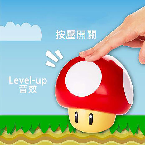 Paladone UK Nintendo 任天堂 超級瑪利歐 無敵星星 / 超級蘑菇 3D造型音效小夜燈