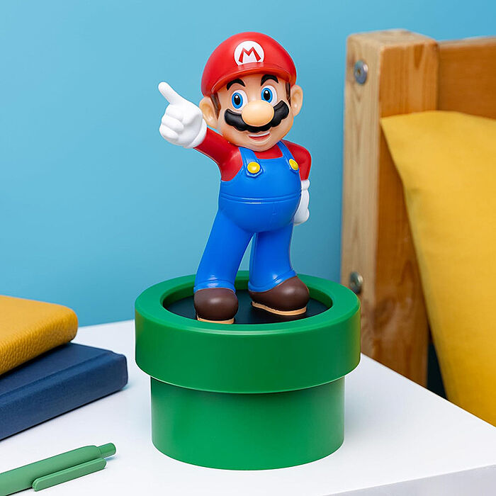 Paladone UK Nintendo 任天堂 超級瑪利歐 瑪利歐 3D造型小夜燈 - 20cm