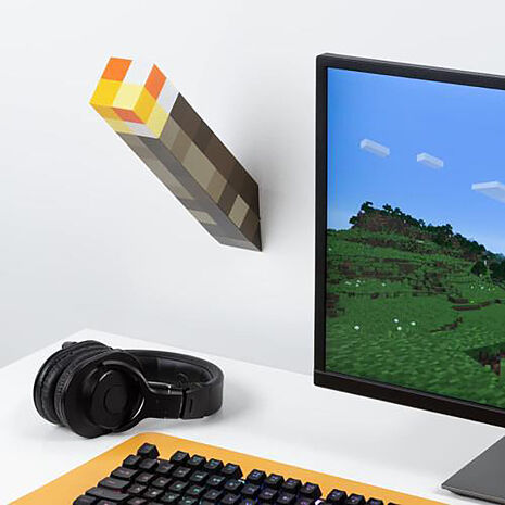 Paladone UK Minecraft 麥塊 火把 3D造型小夜燈