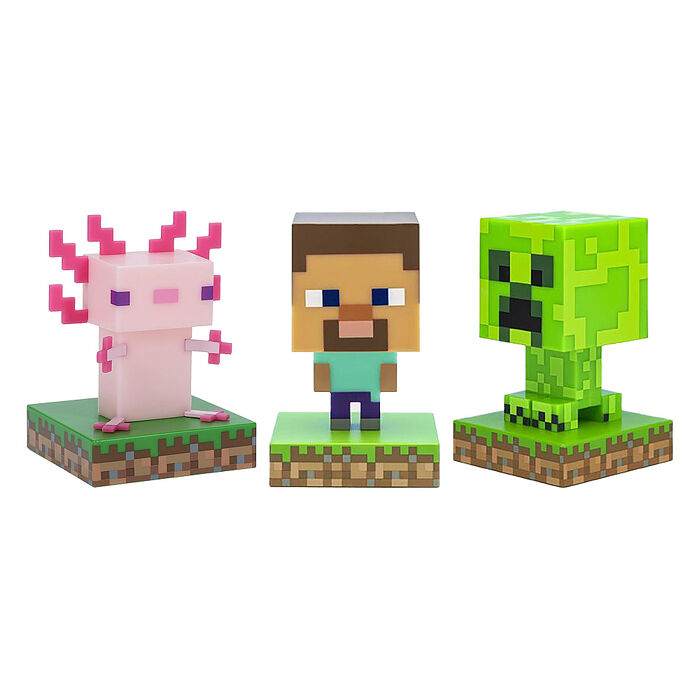 Paladone UK Minecraft 麥塊 六角恐龍 / 史蒂夫 / 苦力怕造型 ICON小夜燈
