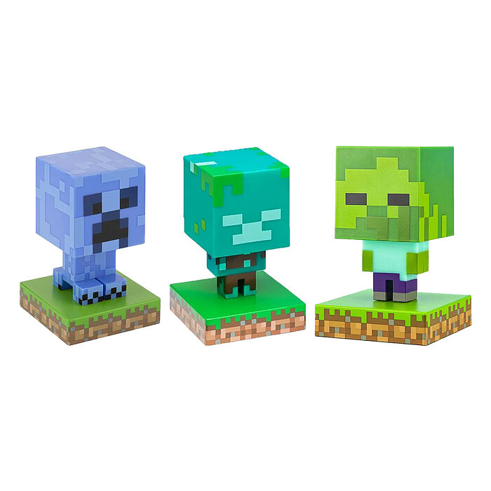 Paladone UK Minecraft 麥塊 閃電 / 沉屍 / 殭屍苦力怕造型 ICON小夜燈