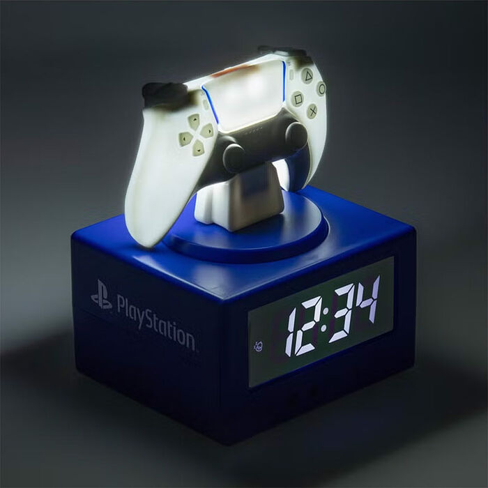 Paladone UK Playstation PS5遊戲搖桿造型 Figure 3合1 鬧鐘小夜燈