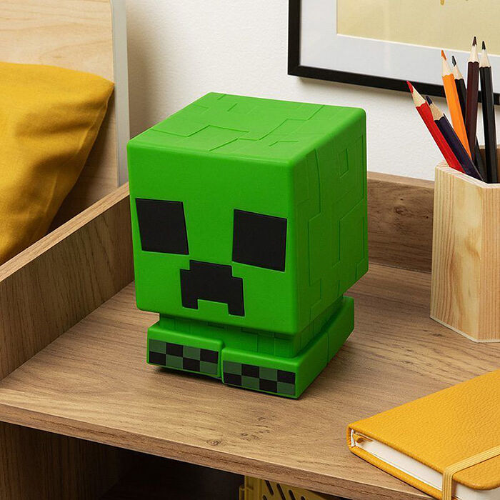 Paladone UK Minecraft 麥塊 苦力怕造型 矽膠拍拍小夜燈