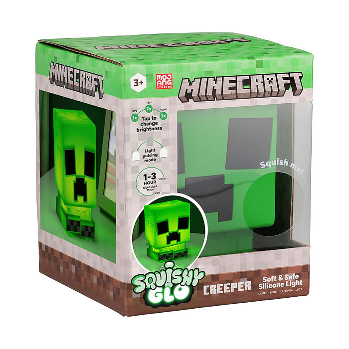 Paladone UK Minecraft 麥塊 苦力怕造型 矽膠拍拍小夜燈