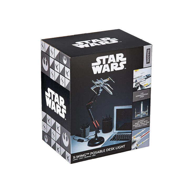 Paladone UK Star Wars 星際大戰 X翼戰機造型 可調節式桌燈