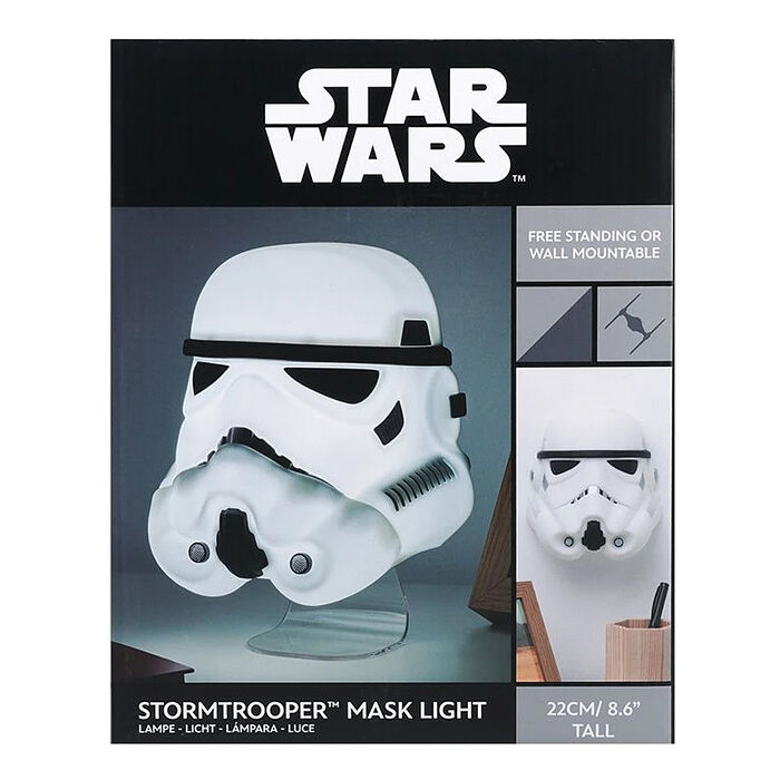 Paladone UK Star Wars 星際大戰 帝國風暴兵面具造型 兩用壁掛式桌燈