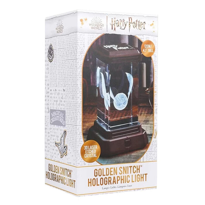 Paladone UK Harry Potter 哈利波特 金探子 3D全息投影燈